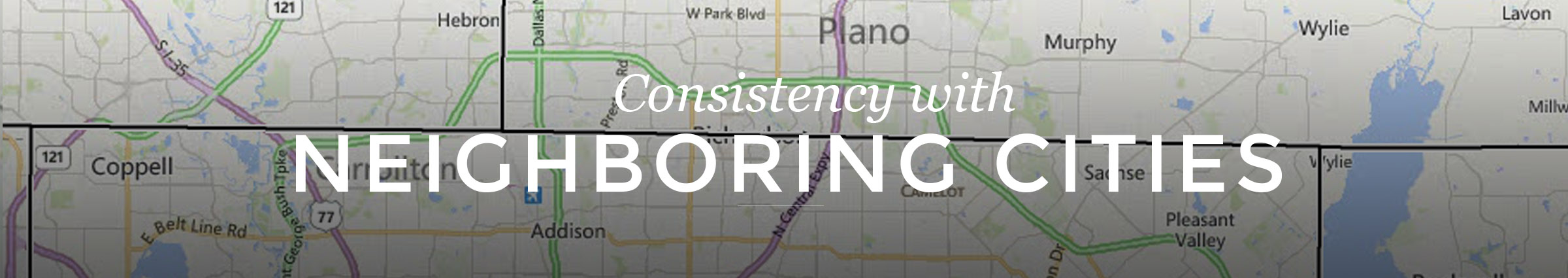 Consistency with Neighboring Cities 
