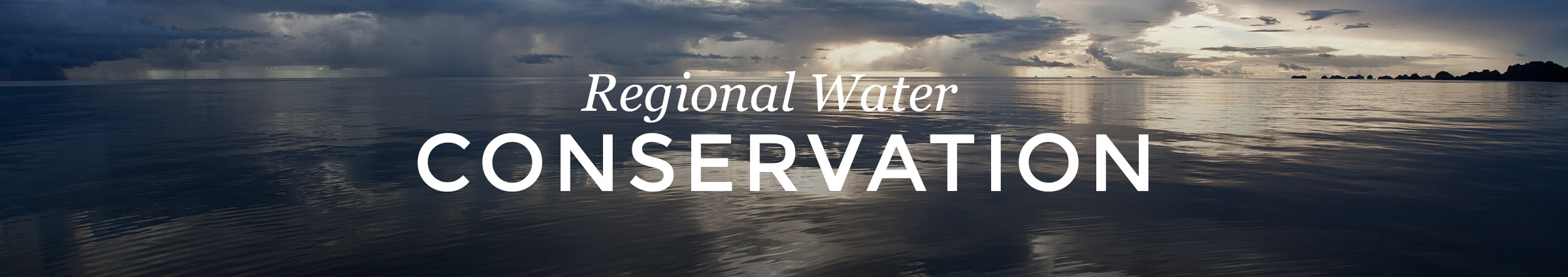 Regional Water Conservation